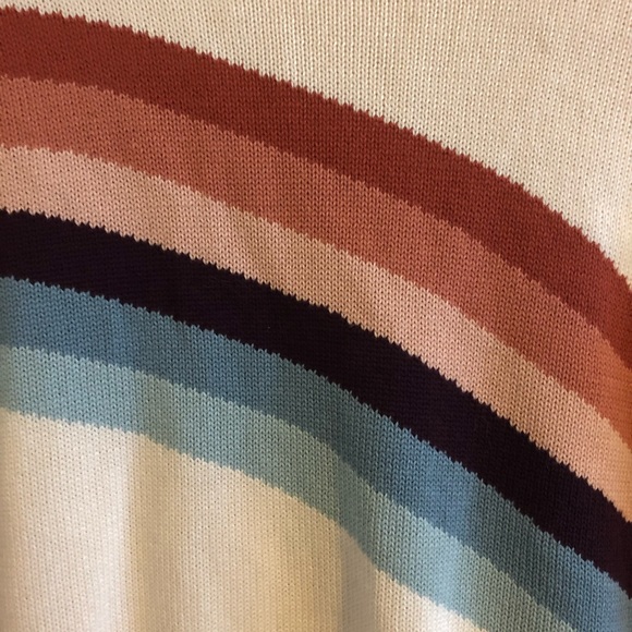 Retro Rainbow Knit Sweater - Picture 3 of 5